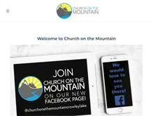 Tablet Screenshot of churchonthemountain.org